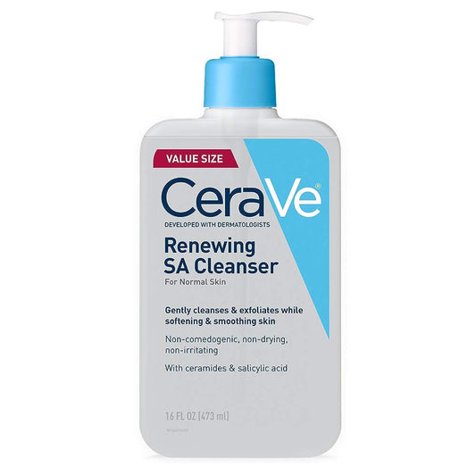 CeraVe SA Cleanser | Salicylic Acid Cleanser with Hyaluronic Acid