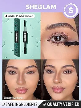 SHEGLAM 2 In 1 Black Volume and Length Waterproof Mascara