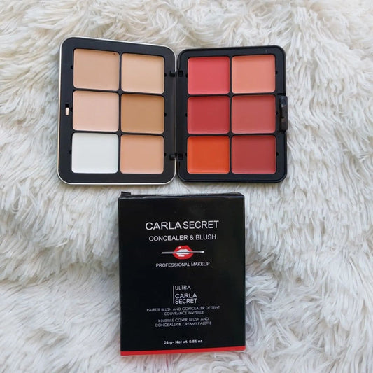 CARLA SECRET CREAM BLUSH AND CONCEALER PALETTE