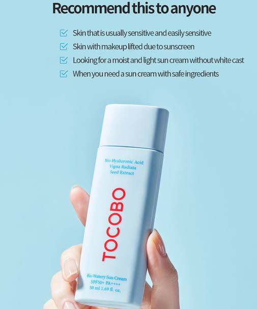 Tocobo - Bio Watery Sun Cream SPF50+ PA++++ - 50Ml